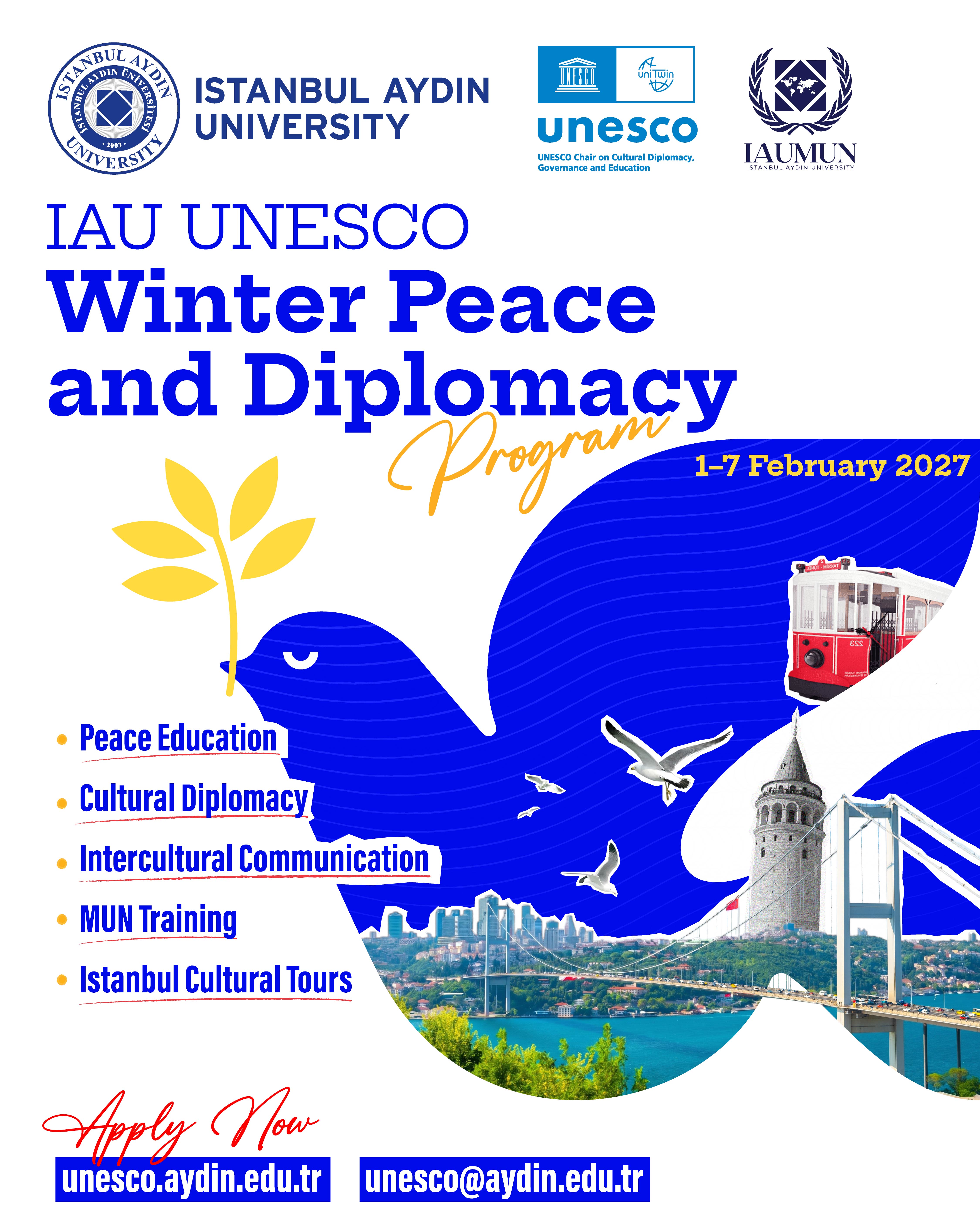 IAU UNESCO Winter Peace and Diplomacy Program 2026 03