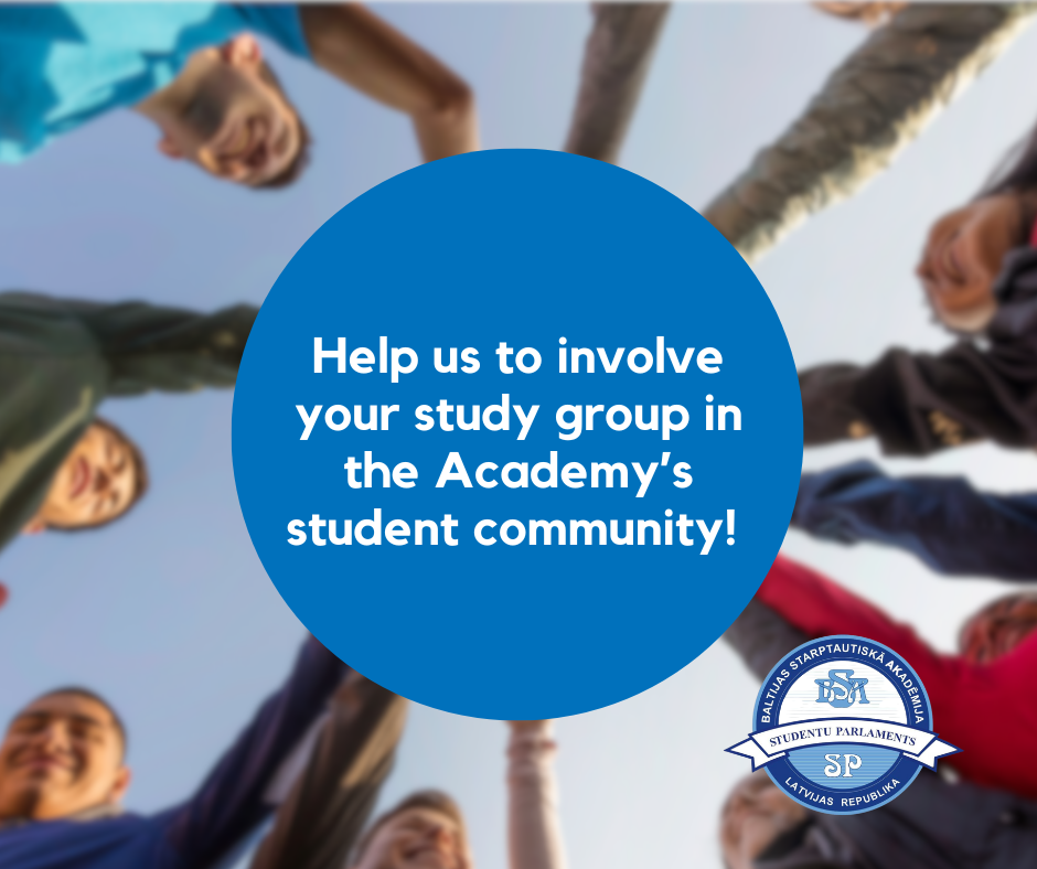 Help us to involve your study group in the Academy’s student community!