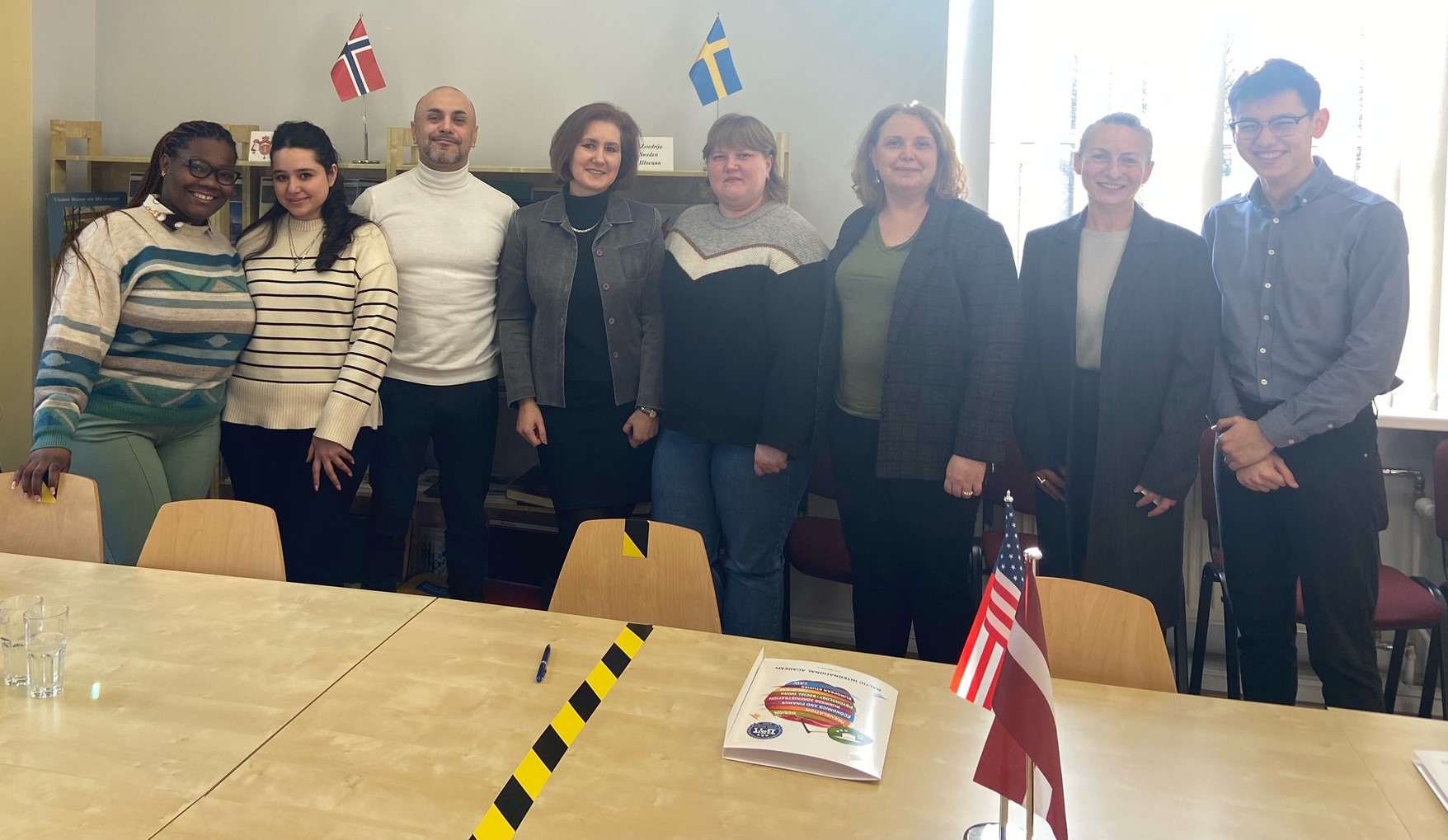 Meeting with the Counselor Chief of the U.S. Embassy in Latvia at Baltic International Academy