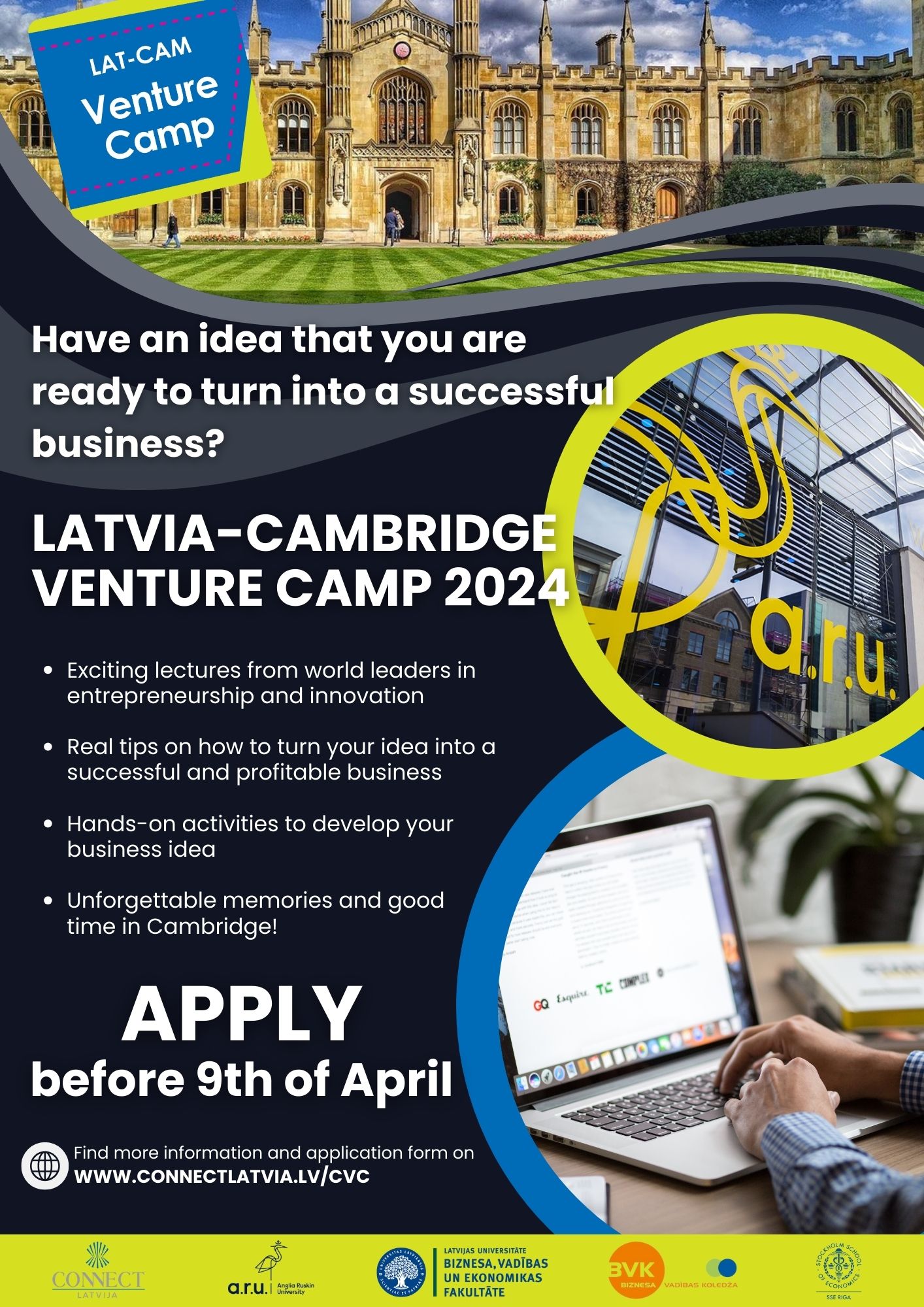 Latvia-Cambridge Venture Camp 2024
