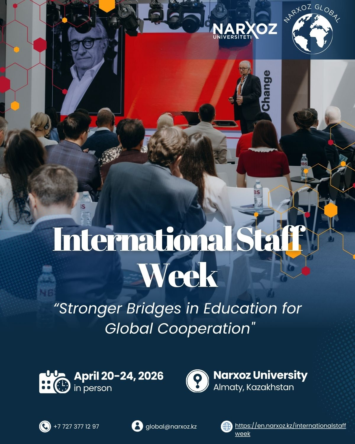 International Staff Week “Stronger Bridges in Education for Global Cooperation” (NARXOZ University, Kazakhstan)