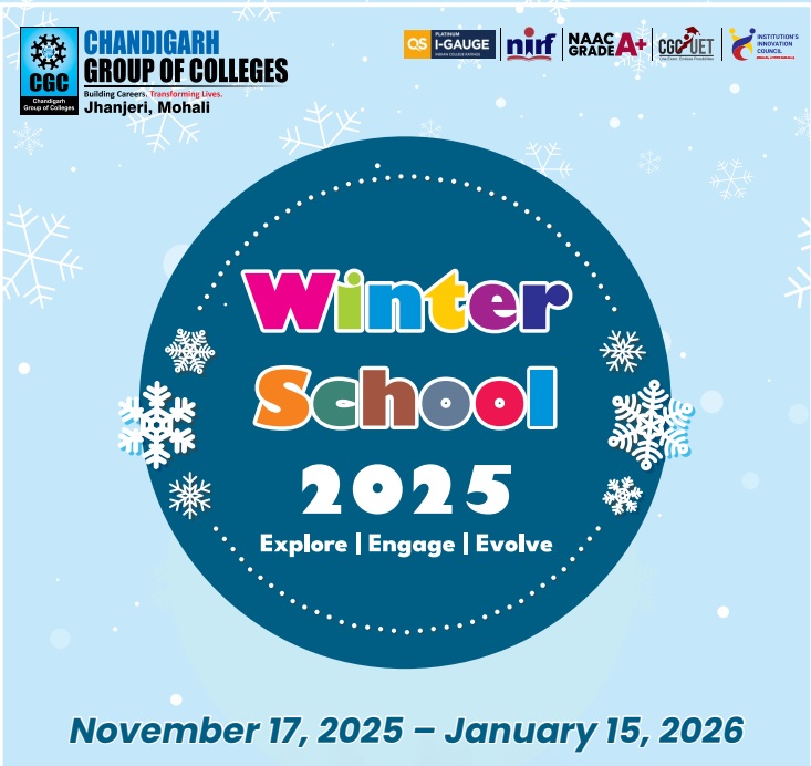 Discover India this Winter at CGC University, Mohali, India | Winter School 2025