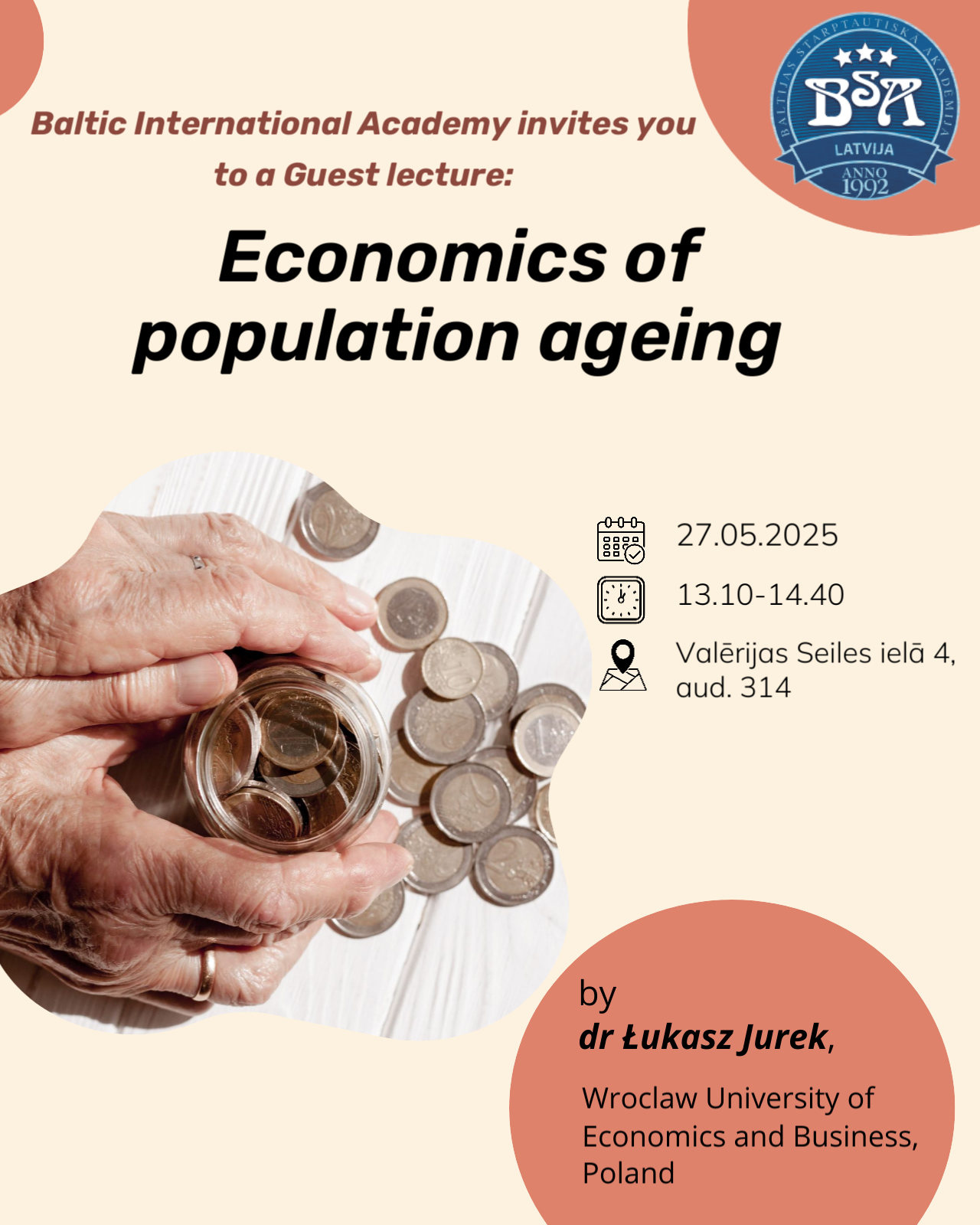 Guest lecture "Economics of population ageing"