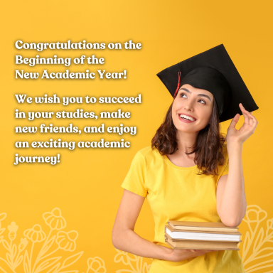 Congratulations on the Beginning of the New Academic Year!