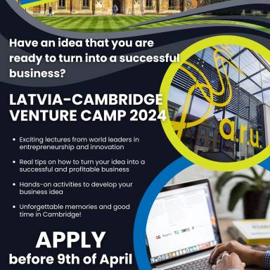 Latvia-Cambridge Venture Camp 2024