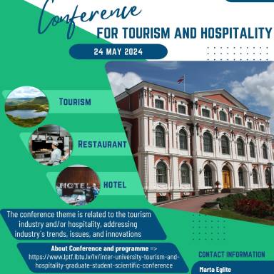 The Conference for tourism and hospitality
