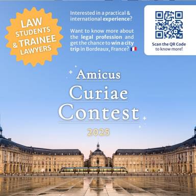 CCBE Amicus Curiae Contest 2025, organized by the Council of Bars and Law Societies of Europe (CCBE)