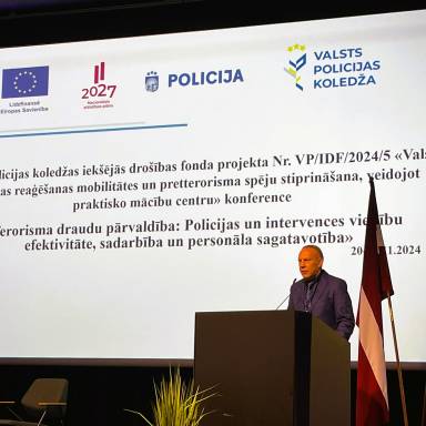 Konference, veltīta sadarbības veicināšani terorisma draudu novēršanai un mācību scenāriju amatpersonu apmācībai izstrādāšanai