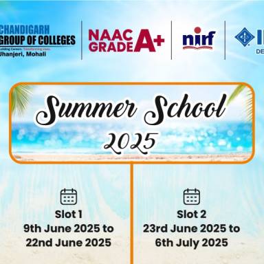 Chandigarh Group of Colleges Jhanjeri's Summer School, India