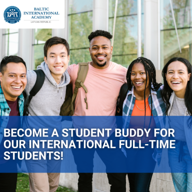 Become a Student Buddy for our incoming international full-time students!