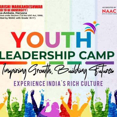 Youth Leadership Camp, Mullana-Ambala, India!